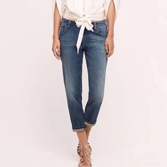 Anthropologie Pilcro and Letters Low-Rise Washed Blue Jeans Good Condition - Picture 1 of 16